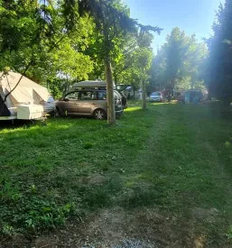 RV park, riverside campsite Kolpa