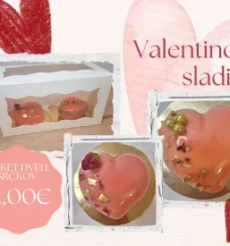 Valentinova sladica v obliki srca