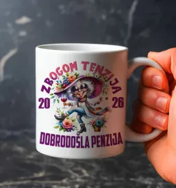 Potiskana skodelica z osebnim sporočilom predstavlja unikatno in uporabno darilo po naročilu.