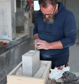 Študij oblikovanja kamna Sežana