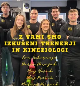 Skupinska slika trenerjev in zaposlenih v fitnesu v Žalcu in na Vranskem.