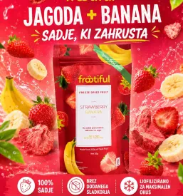 Liofilizirano sadje brez sladkorja