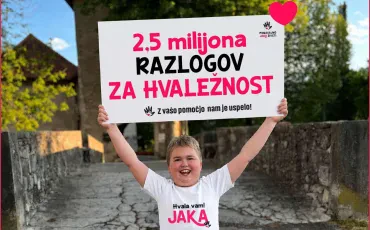 Skupaj nam je uspelo: zbranih je 2,5 milijona evrov za Jako!